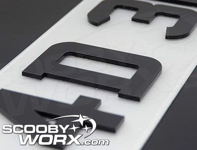 4D Plates (standard car size)