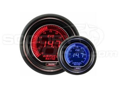52mm Evo LCD AFR Air/Fuel Ratio Gauge Red/Blue
