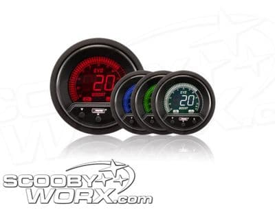 52mm Evo LCD Peak / Warning Boost Gauge (Psi)