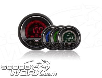 52mm Evo LCD Peak / Warning Oil Pressure Gauge (Bar)