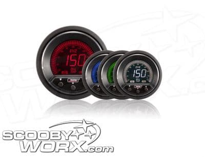 52mm Evo LCD Peak / Warning Oil Temperature Gauge
