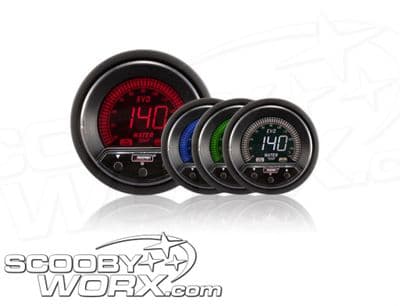 52mm Evo LCD Peak / Warning Water Temperature Gauge