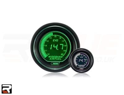 52mm Evo LCD Wideband AFR Kit (With Output) Green/White