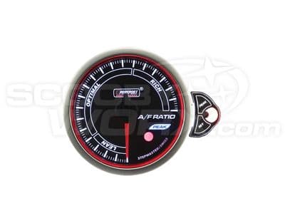 52mm Smoked Stepper Motor Touch Air/Fuel Ratio Gauge