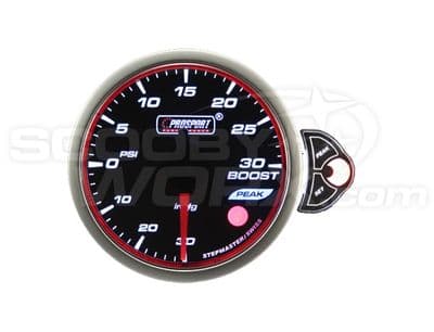 52mm Smoked Stepper Motor Touch Boost Gauge (PSI)