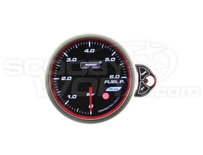 52mm Smoked Stepper Motor Touch Fuel Pressure Gauge (BAR)