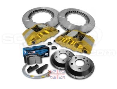 Compbrake Subaru Impreza 17″ Front Brake Kit – 6 Pot Calipers [Pro Race 6] 330MM X 32MM Rotors