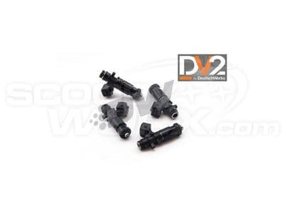 DeatschWerks set of 4 Topfeed Injectors 1200cc (16MX-07-1200-4)