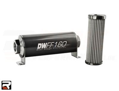 DW 10AN Female In-Line Fuel Filter Kit 100 Micron, 160mm
