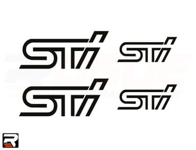 Final Edition STi Caliper  Graphics 2018-2021 Version Brembo's
