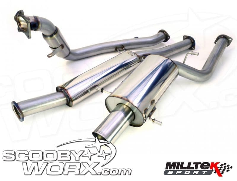 MILLTEK 3" TWIN SCROLL EXHAUST SYSTEM