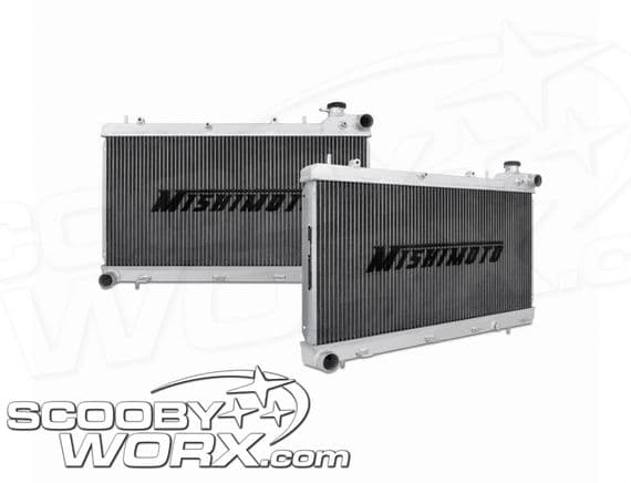 Mishimoto Subaru GC8 WRX Aluminium Radiator, 1992-2000