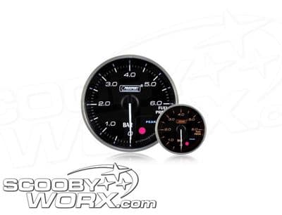 Propsort 52mm Supreme Peak/Warning Fuel Pressure Gauge (Bar)