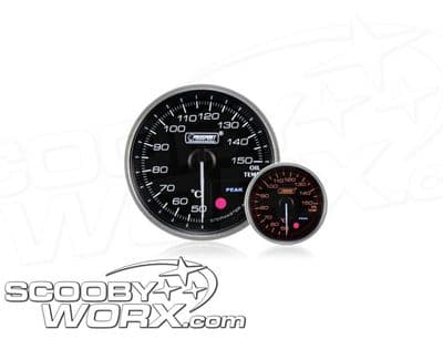 Prosport 52mm Supreme Peak/Warning Oil Temperature Gauge ºC