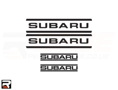 Subaru 4 Pot Caliper Graphics (Embossed Calipers)