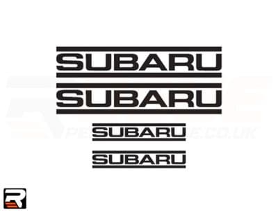 Subaru 4 Pot Caliper Graphics (Smooth Calipers)