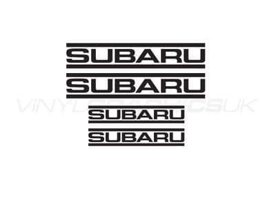 Subaru 4 Pot Caliper Graphics (Smooth Calipers)