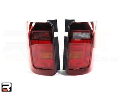 VW Caddy Mk3/4 Genuine VW Smoked TINTED Twin Door Rear Tail Lights