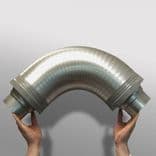 Flexible duct silencer