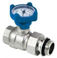 1 inch Manifold Ball Valves & Gauges (Pair)