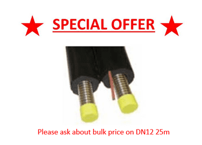Flexipipe 2 in 2 insulated DN12 CLEARANCE
