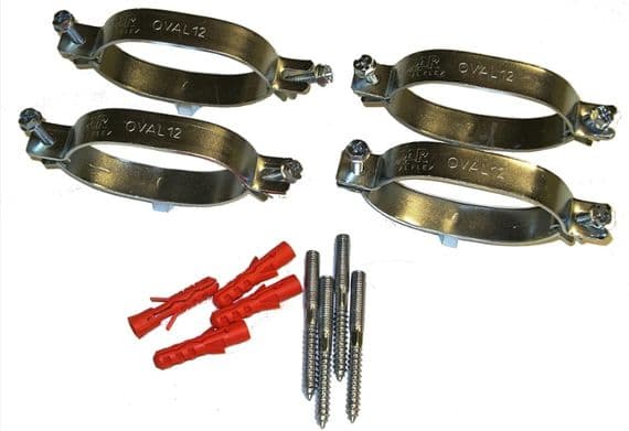 Flexipipe brackets DN25 (pk4)