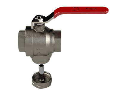 Impel Filter Ball Valve with Magnet