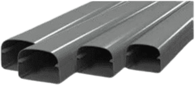 Secon Trade 135 Trunking Anthracite 2M Length (Box of 4)