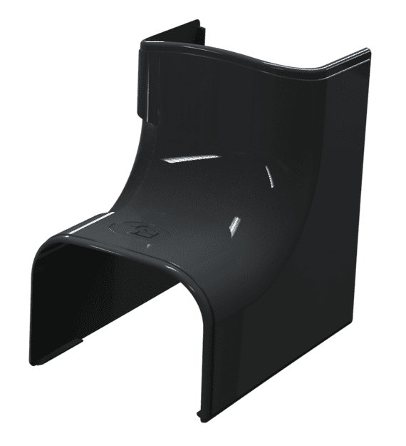 Secon Trade Line Inside Elbow Black Trunking