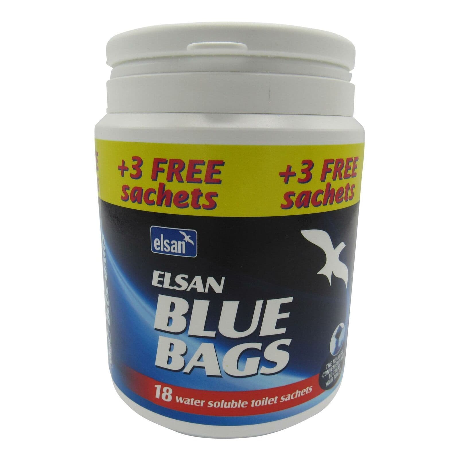 Elsan Blue Bags Toilet Sachets x18 + 3 Free - Product Code: SFZZBAG15P