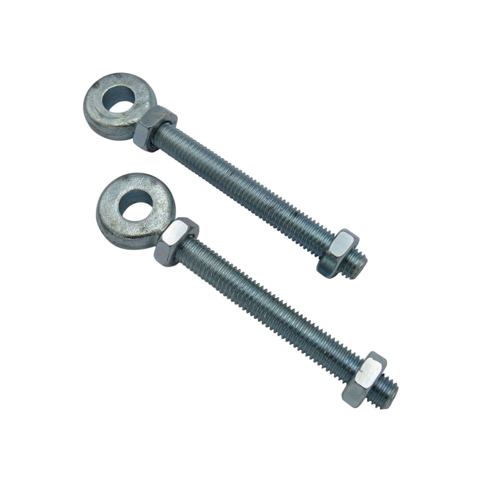 Zinc Plated Swing Gate Eye Bolts With 2 Nuts