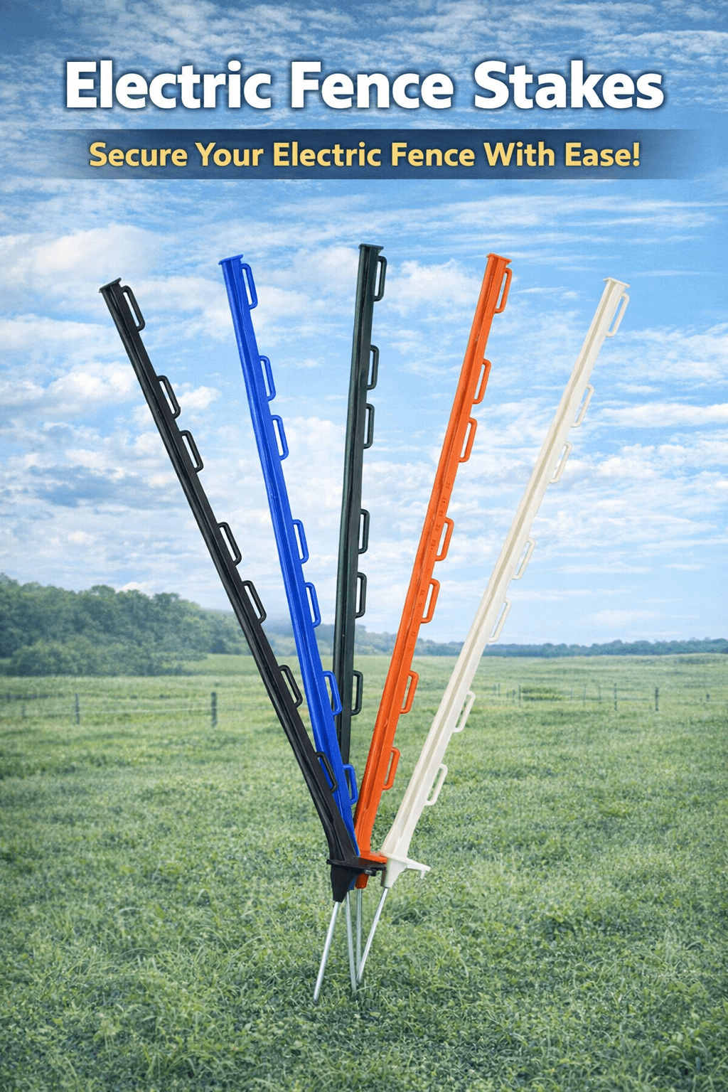 BACK IN STOCK - Electric Fence Poly Posts