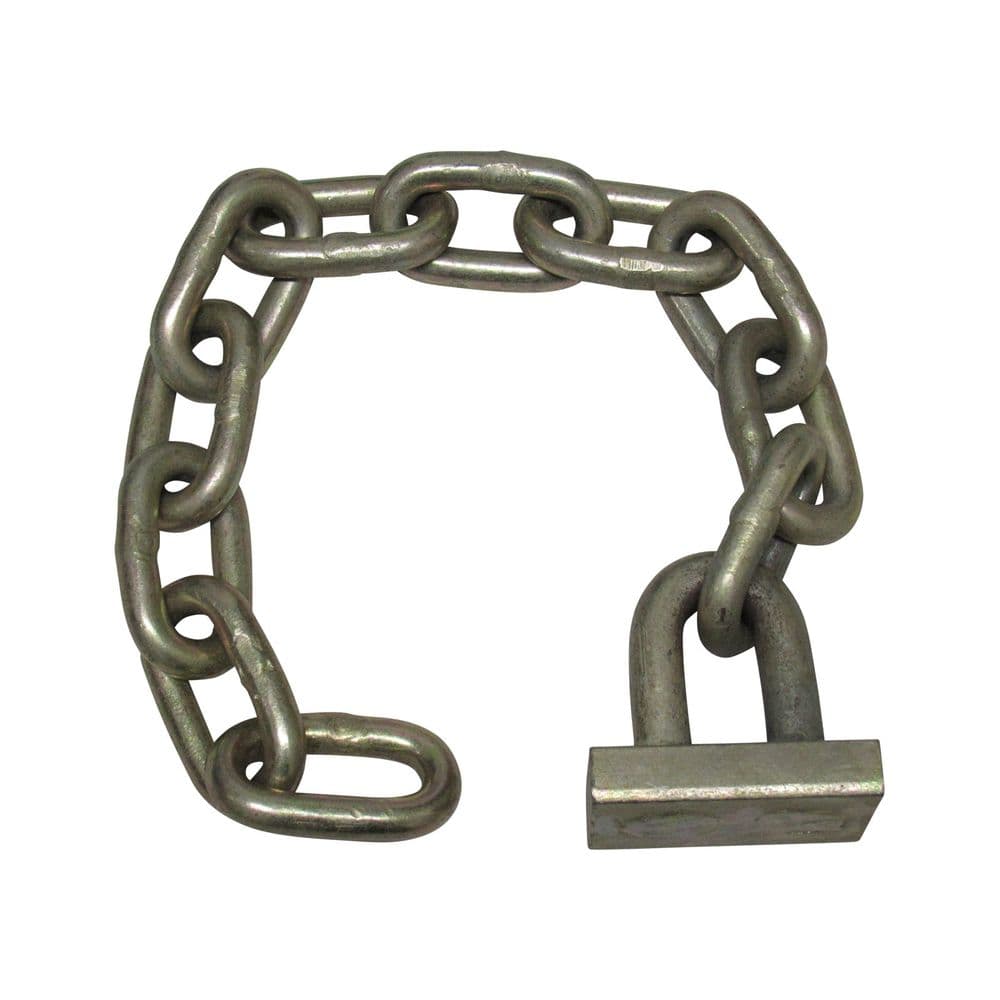 15 Link Zinc Plated Chain Howard Muck Spreader Flail Chain - 1/2 Inch, 15  Link Zinc Plated Agricultural Chain Agricultural Replacement Chain