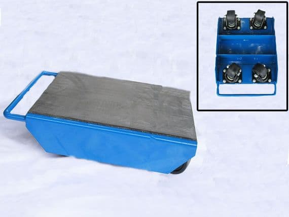 1 Ton 4 Wheels Machine Skate - 1000KG Caster Adjustable Load Transport