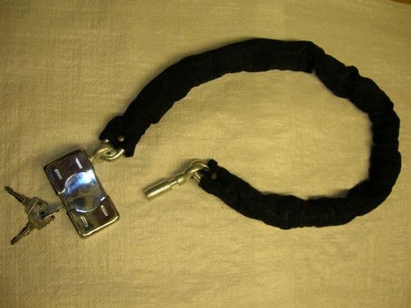 1 5 Metre Round Link Chain With Heavy Duty Lock