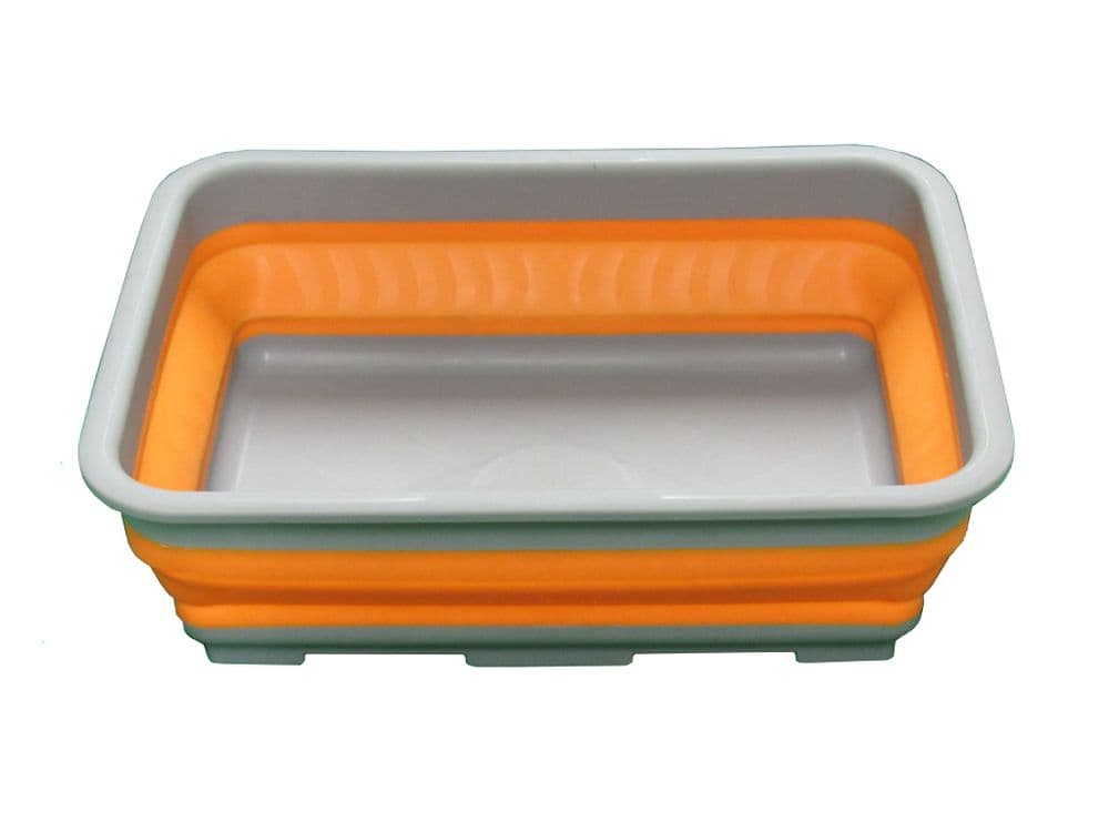 10 Litre Collapsible Washing Up Bowl Kitchen Wash Uni Camping Dishes
