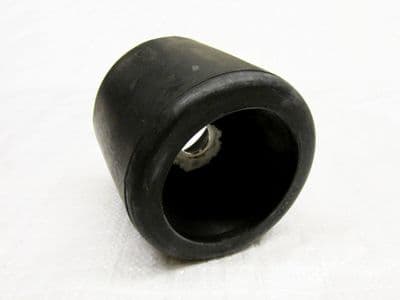 110MM Rubber Roller - 21MM Bore Adjusting Boat Trailer Smooth Steel Insert