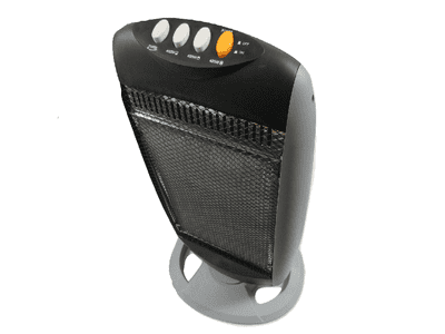 1200W Halogen Heater - Oscillating Camping Home Office 3 Bars