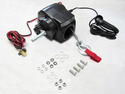 12V 2000LB Electric Boat Trailer Winch - Marine Dinghy Pull Recover