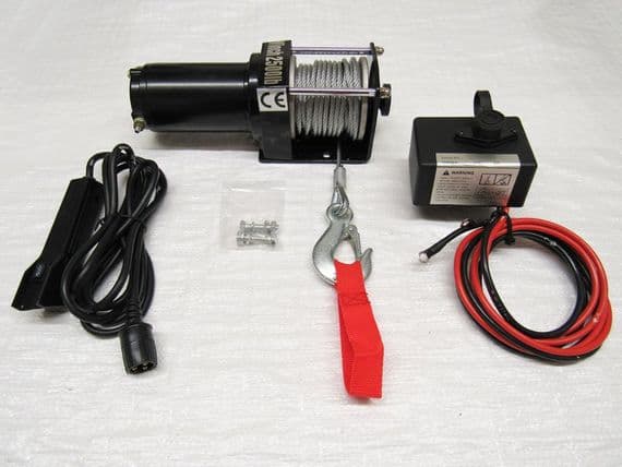 12V 2500LB Electric Recovery Winch - Trailer Truck Boat ATV Car Van Wired Remote