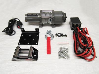 12V 3500LB Electric Recovery Winch - Trailer Truck Boat ATV Car Van Wired Remote