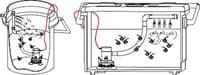 12V 350GPH Portable Aerator Kit - Fishing Live Bait Air Pump Boat Tank