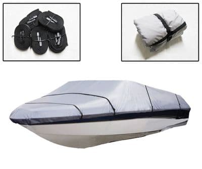 14ft 15ft 16ft Boat Cover - V Hull Heavy Duty Waterproof Protector