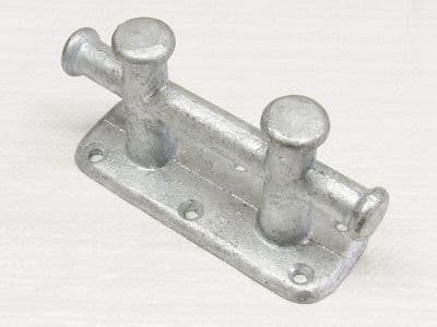 199MM Galvanised Bollard Cleat - Deck Boat Rope Marine H Shape Moor