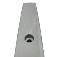 2 Hole Aluminium Cleat (200MM Anodised Deck Boat Secure Tie Rope Hold Marine Dock Yacht)