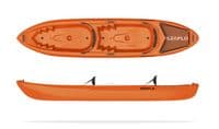 Orange Sit On Top Kayak 2 Person | SecureFix Direct