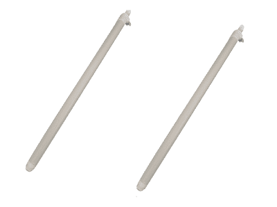 2 x Windbreak Tension Rods - Adjustable Straighten Stretch Bar