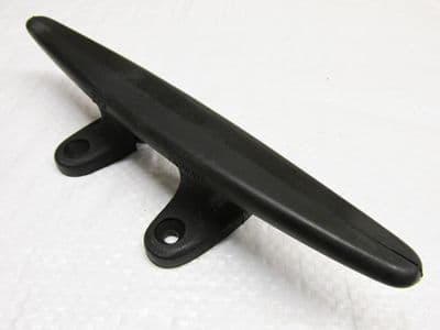 200MM Black Nylon Low Flat 4 Hole Cleat - Marine Boat Deck Rope Tie