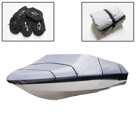 20ft 21ft 22ft Boat Cover - V Hull Heavy Duty Waterproof Protector