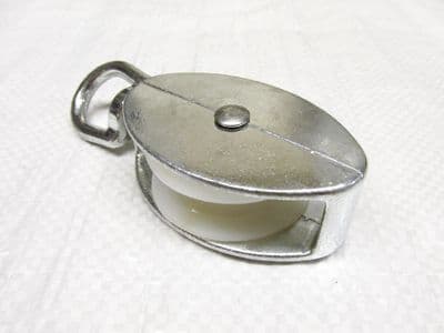 20MM Awning Pulley Single Nylon Sheave Swivel Eye (Rope Line Pulling)